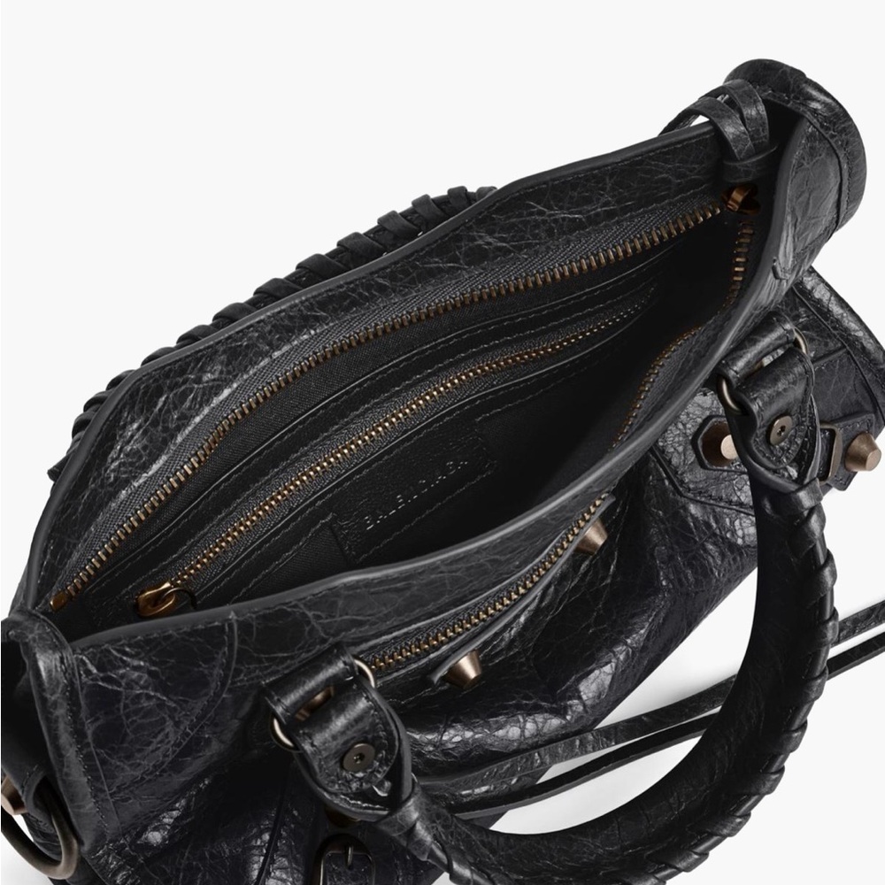 Black Balenciaga Leather Mini City Bag - Picture 4 of 14